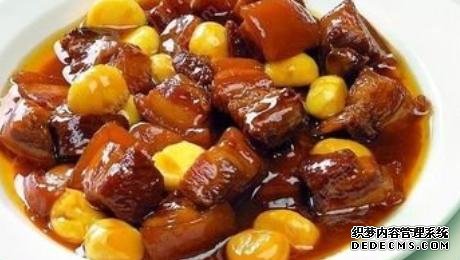 美食菜譜分享：五花肉炒荷蘭豆，紅燒牛肉，板栗燒肉，南瓜椰汁煲