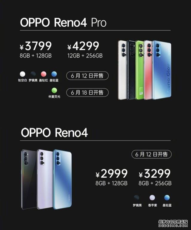 快速看完OPPO Reno4系列發(fā)布！2999元起售，定價(jià)相當(dāng)收斂