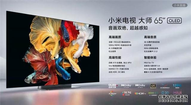 高端電視也有性價比 小米首款OLED電視大師系列發(fā)布 售價12999元