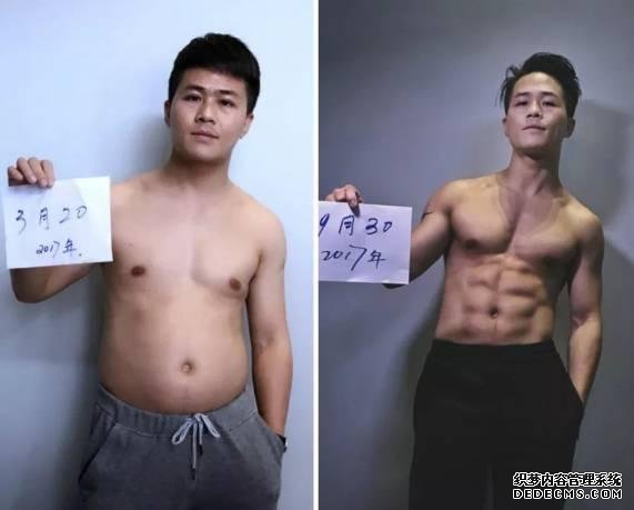 堅持健身，對一個人的改變有多大？一組對比照告訴你！
